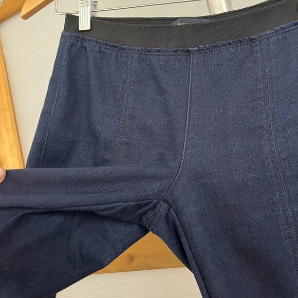 Banana Republic Dark Denim‎ Pull On Stretch Zip Up Jegging Trouser Pants Sz 28 - Picture 3 of 12